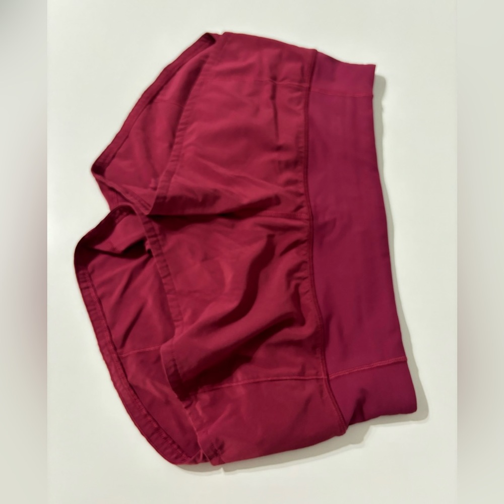 Size 2 Maroon Lululemon Shorts